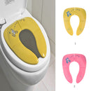 Kids Baby Toddler Travel Use Convenient Carry Portable Folding Padded Potty Seat Cushion Toilet Training Fushcia