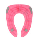Kids Baby Toddler Travel Use Convenient Carry Portable Folding Padded Potty Seat Cushion Toilet Training Fushcia