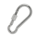Screw Lock D Shape Carabiner Hook Keyring Clips Camping Outdoor Accessories Buckle