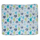 Soft Newborn Baby Berber Fleece Blanket Bedding Set Unisex Assorted Elephants