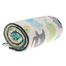 Soft Newborn Baby Berber Fleece Blanket Bedding Set Unisex Assorted Elephants