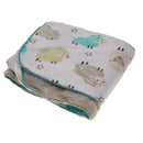 Newborn Baby Berber Fleece Blanket Bedding Set Unisex Sheep