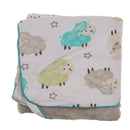 Newborn Baby Berber Fleece Blanket Bedding Set Unisex Sheep