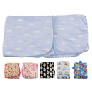 Newborn Baby Berber Fleece Blanket Bedding Set Unisex White Elephants
