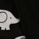 Newborn Baby Berber Fleece Blanket Bedding Set Unisex White Elephants