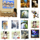 DIY 5D Diamond Painting Embroidery Cross Craft Stitch Home Decor Snowy Villa