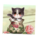 5D DIY Diamond Mosaic Cute Cat Diamond Paste Painting Cross Stitch/30*30cm