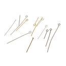 Pack of 100 Assorted Ball Pins Loop Eye Pin Needle Headpins Jewelry Findings DIY
