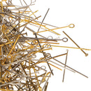 Pack of 100 Assorted Ball Pins Loop Eye Pin Needle Headpins Jewelry Findings DIY