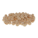 100pcs Natural Wooden Round Beads Loose Spacer For Jewelry Findings 10mm
