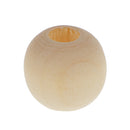 Pack of 100 Natural Plain Round Unfinished Wooden Loose Spacer Beads Jewellery Making Craft 12mm