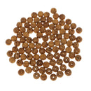 Pack of 100 Natural Wooden Spacer Charms Stripe Beads for DIY Jewelry Making Craft 12mm
