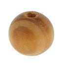 Pack of 100 Natural Wooden Spacer Charms Stripe Beads for DIY Jewelry Making Craft 12mm