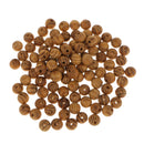 Pack of 100 Natural Wooden Spacer Charms Stripe Beads for DIY Jewelry Making Craft 12mm