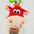 Tinkle Baby Hanging Rattles Puppet Handbells Stroller Toys Cow