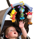 Baby Hanging Toys Animal Puppet Rattles Baby Car Stroller Toys