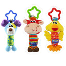 Cute Baby Hanging Rattles Puppet Handbells Crib Stroller Toys Dog