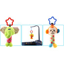 Cute Tinkle Baby Hanging Rattles Puppet Handbells Stroller Toys Monkey