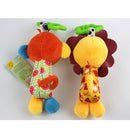 Cute Tinkle Baby Hanging Rattles Puppet Handbells Stroller Toys Monkey