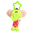 Cute Baby Hanging Rattles Puppet Handbells Crib Stroller Toys Elephant