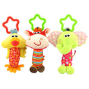 Cute Baby Hanging Rattles Puppet Handbells Crib Stroller Toys Elephant