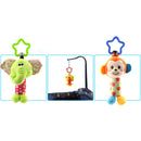Cute Baby Hanging Rattles Puppet Handbells Crib Stroller Toys Elephant