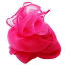 Women's Chiffon Neck Scarf Shawl Head Wrap Shawl Ladies Holiday Bandana Pink