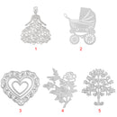 Bride Metal Cutting Dies Stencil DIY Scrapbooking Album Paper Card Craft Wedding Decor