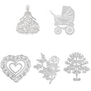 Bride Metal Cutting Dies Stencil DIY Scrapbooking Album Paper Card Craft Wedding Decor