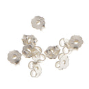 10x Sterling Silver 925 EARRING BACKS EAR NUTS Earning Accesseries 3mm