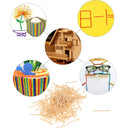 Kid Children Sticks for Game DIY Matchstick Intelligence Exploder Natural Wooden Craft Sticks