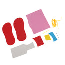 Cute Hand Craft EVA Foam Materials DIY Slipper Great Kids Educational Toys Rabbit
