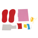 Cute Hand Craft EVA Foam Materials DIY Slipper Great Kids Educational Toys Rabbit