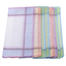 Women Fashion Accessories Simple Striped Daily Pocket Square Handkerchief Portable