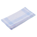Womens Mens Simple Striped Daily Pocket Square Handkerchief Portable