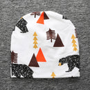 Baby Cartoon Toddler Girls Boys Warm Cotton Knit Hat Beanie Cap Orange Bear Pattern