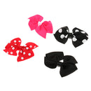 4pcs Girls Baby Toddlers Kids Children Princess Hair Bow Clip