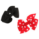 4pcs Girls Baby Toddlers Kids Children Princess Hair Bow Clip