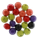 20x Colorful Jingle Christmas Halloween Pumpkin Bell Bead Charm Make Jewelry