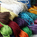 10m Waxed Nylon Thread Cord String for Necklace Bracelet Jewelry Hand Sewing String Beading DIY 1.5mm Sky Blue