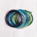 10m Waxed Nylon Thread Cord String for Necklace Bracelet Jewelry Hand Sewing String Beading DIY 1.5mm Sky Blue