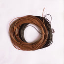 10m Waxed Nylon Thread Cord String for Necklace Bracelet Jewelry Hand Sewing String Beading DIY 1.5mm Light Coffee
