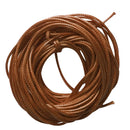 10m Waxed Nylon Thread Cord String for Necklace Bracelet Jewelry Hand Sewing String Beading DIY 1.5mm Light Coffee