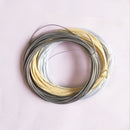10m Waxed Nylon Thread Cord String for Necklace Bracelet Jewelry Hand Sewing String Beading DIY 1.5mm Light Grey