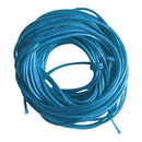 10m Waxed Nylon Thread Cord String for Necklace Bracelet Jewelry Hand Sewing String Beading DIY 1.5mm Lake Blue