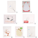 Wedding Cake Fingerprint Tree with Inkpads for Signature 40*60cm