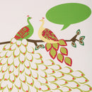 Canvas Wedding Peacock Thumbprint/ Fingerprint Tree with Inkpads 30*40cm
