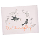 Wedding Bird Fingerprint Tree with Colored Inkpads for Signature 30*40cm