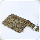 1Yard Natural Pheasant Feather Fringe Trim Crafts Sewing/Costume/Millinery DIY Brown