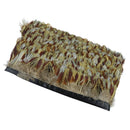 1Yard Natural Pheasant Feather Fringe Trim Crafts Sewing/Costume/Millinery DIY Brown